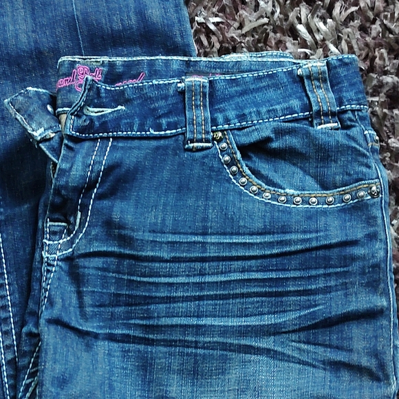 Women's Rock and Roll Cowgirl dark wash Denim 32x34 Used - Picture 8 of 11